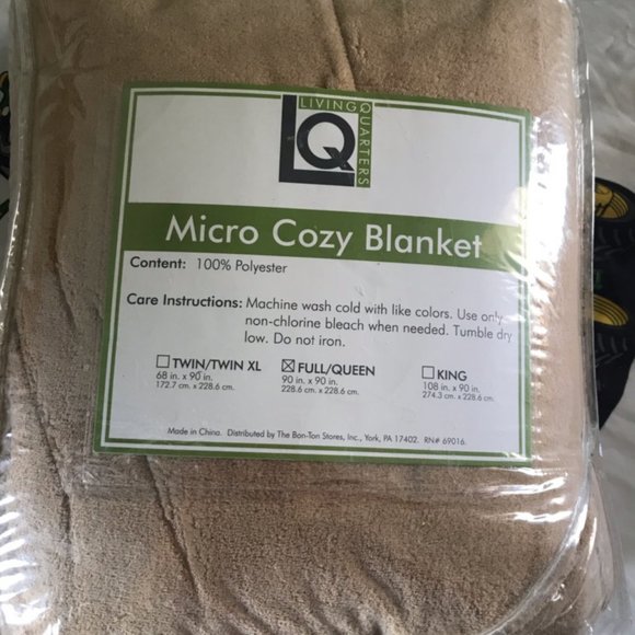 Living Quarters Other - Queen Sized, Fawn Colored, Micro Cozy Blanket